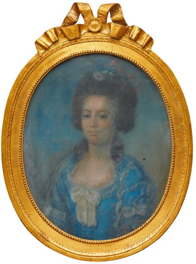 Portret van Ulrika af Sillén (1759–1791) door Unbekannt Unbekannt